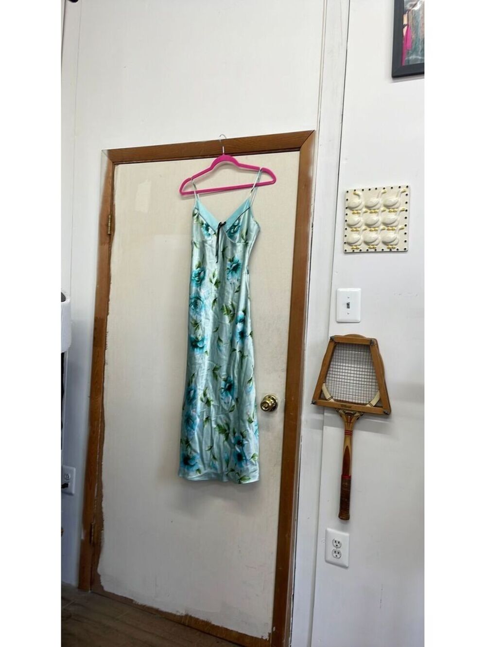 5. jones ny floral long slip size small